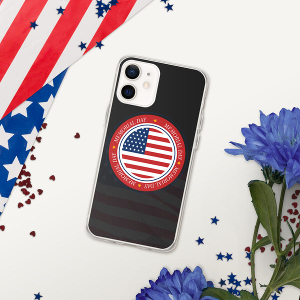 Vintage US Flag Memorial Day - iPhone Case