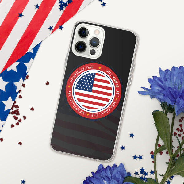 Vintage US Flag Memorial Day - iPhone Case