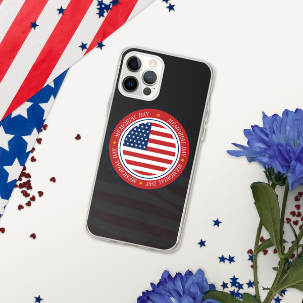 Vintage US Flag Memorial Day - iPhone Case