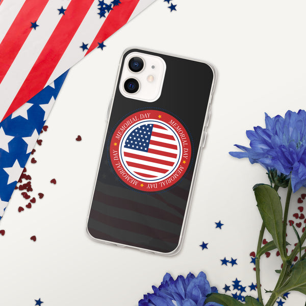 Vintage US Flag Memorial Day - iPhone Case