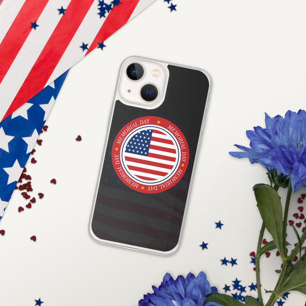 Vintage US Flag Memorial Day - iPhone Case