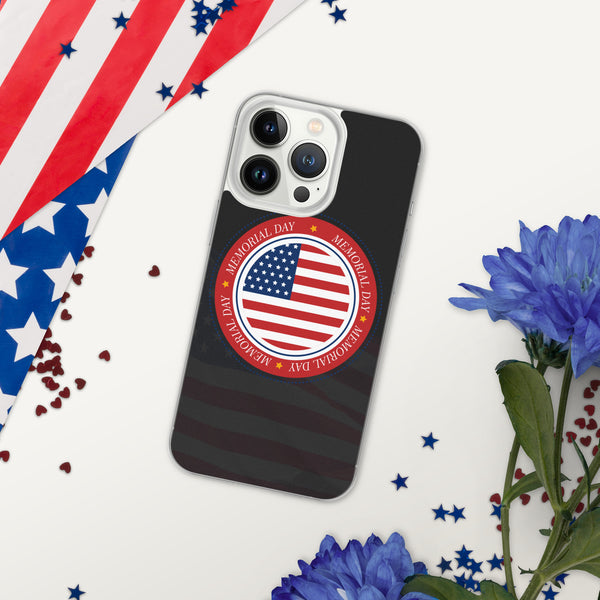 Vintage US Flag Memorial Day - iPhone Case