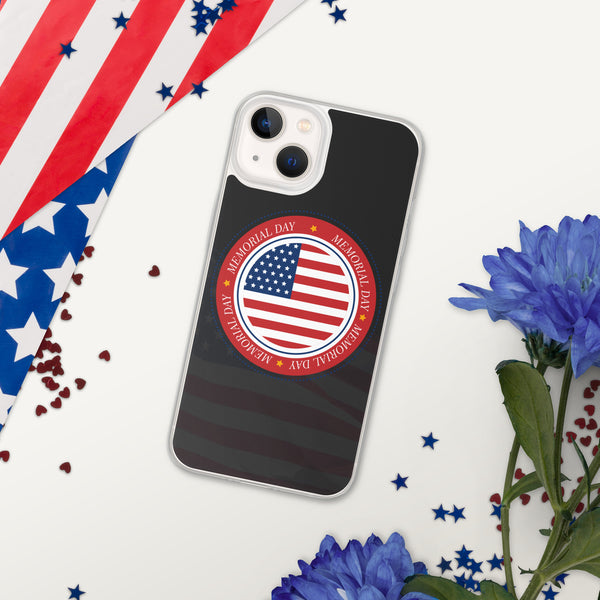 Vintage US Flag Memorial Day - iPhone Case