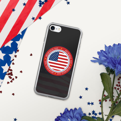 Vintage US Flag Memorial Day - iPhone Case