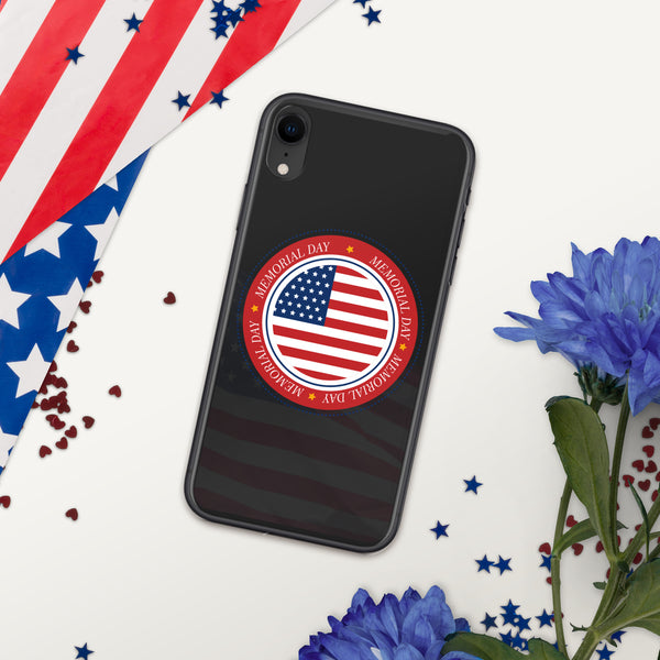 Vintage US Flag Memorial Day - iPhone Case