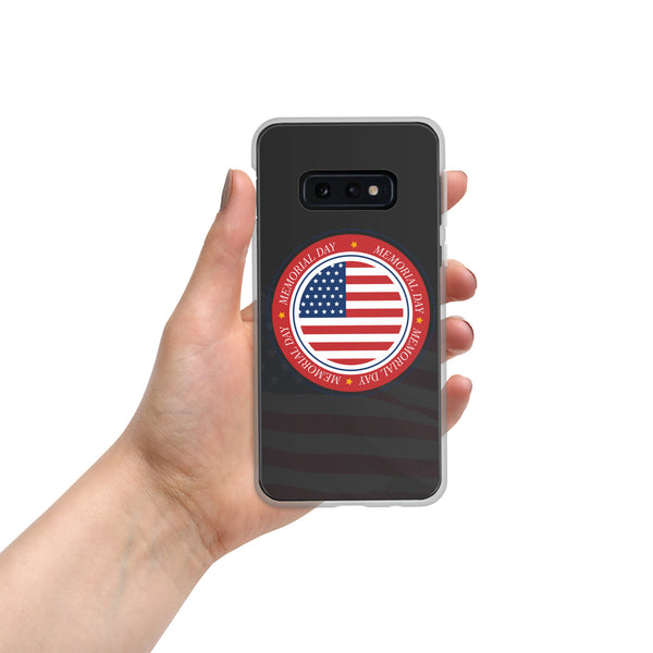 Vintage US Flag Memorial Day - Samsung Galaxy Case