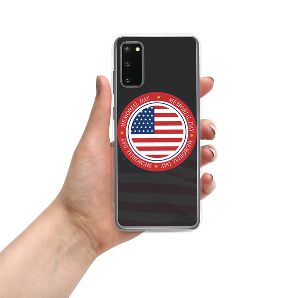 Vintage US Flag Memorial Day - Samsung Galaxy Case