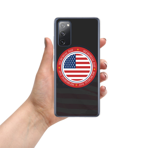 Vintage US Flag Memorial Day - Samsung Galaxy Case