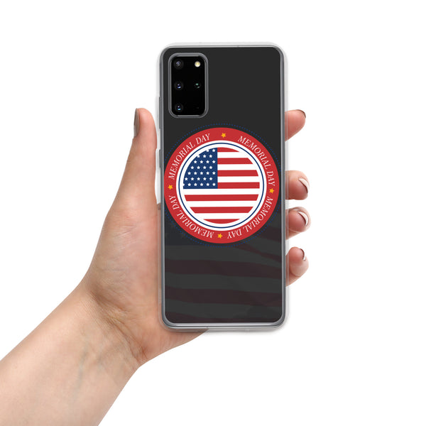 Vintage US Flag Memorial Day - Samsung Galaxy Case