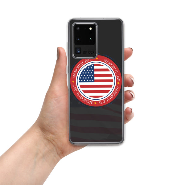 Vintage US Flag Memorial Day - Samsung Galaxy Case