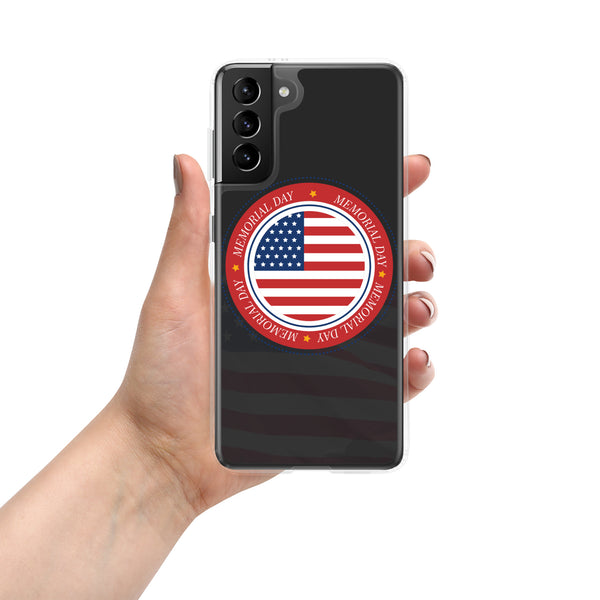 Vintage US Flag Memorial Day - Samsung Galaxy Case