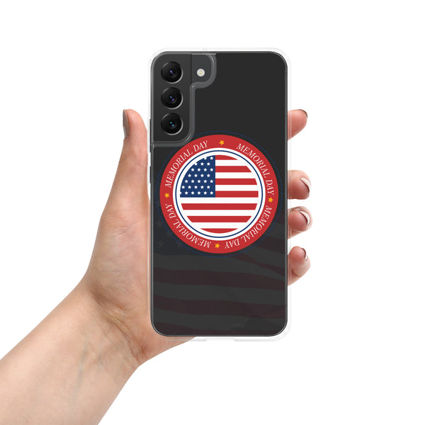 Vintage US Flag Memorial Day - Samsung Galaxy Case